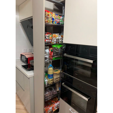 厨房橱柜高柜拉篮大怪物不锈钢多功能置物架连动联动高深拉篮高升 300柜体4层-高1200~1500