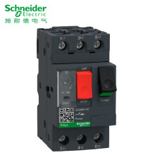 施耐德 TeSys热磁式电动机断路器，按钮控制，整定电流6-10A；GV2ME14C