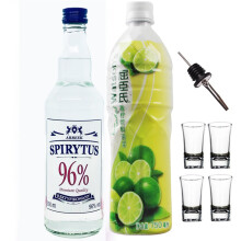 生命之水洋酒伏特加96度高度烈酒Spirytus 原瓶进口伏特加洋酒 500ml 单瓶套装