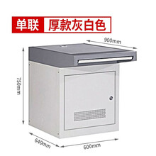 监控操作台单联双联三联四联监控室工作台机房操作台指挥中心控制台调度台电脑中控台 单联操作台【普通款】