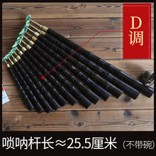 唢呐杆子 唢呐配件  各调木唢呐杆 D调唢呐杆 长25.5厘米 (不带碗)