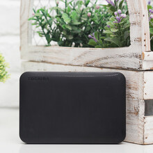 【京闪配送】东芝2T移动硬盘2TB移动硬移动盘 USB 3.0高速 薄 小黑 黑色 套餐五