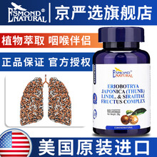 【爱司盟官方】进口枇杷叶罗汉果可配清肺片吸烟者润肺护肺部保健品戒烟糖器贴产品服用非肺结节素的药 一瓶