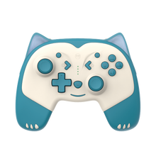 良值(IINE)适用任天堂Switch/LitePro卡通唤醒无线蓝牙手柄宏编程动物手柄 NS配件 蓝狐-L505