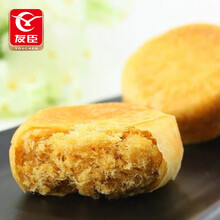 友臣肉松饼 营养早餐休闲零食蛋糕面包茶点 网红点心年货礼盒 1000g 整箱装 肉松饼散装葱香味500g