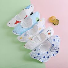 贝兰蓓儿纯棉婴儿围嘴口水巾新生儿水围兜360度男女宝宝可爱水卡通 男宝宝水围嘴【5条装】