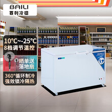 百利（BAILI）320升卧式商用冰柜 顶盖门低温冷藏冷冻冰箱 单温一室节能冷柜BC/BD-320