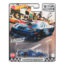 2021新款风火轮汽车文化挚爱之选林荫大道现代经典套装奔驰本田思域布加迪合金收藏车模FPY86 林荫大道【GRL96】克尔维特Z06