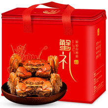 【活鲜】御食之鲜 鲜活大闸蟹现货生鲜螃蟹礼盒 全公蟹2.0-2.3两  8只装