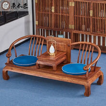 【1件6.8折】质木匠 红木家具非洲花梨（学名：刺猬紫檀）新中式实木罗汉床 罗汉榻 沙发床 椅子 罗 【1.8米沙发椅】送坐垫