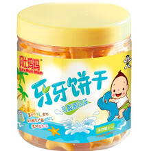 贝比玛玛牙牙饼干85g儿童零食单罐(牛奶味 乳酸菌味) 乳酸菌味 单罐