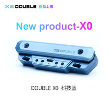 X2DOUBLE德博声学DOUBLEX0带打板音孔免开孔民谣木吉他拾音器 DOUBLE X0科技蓝