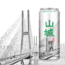 重慶啤酒（ChongQing）山城冰爽500ml*12听整箱罐装优选麦芽8度啤酒火锅好伴侣