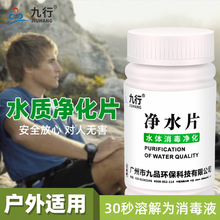 九行 净水片户外野外训练灾后紧急用水净化饮用二氧化氯片 1瓶