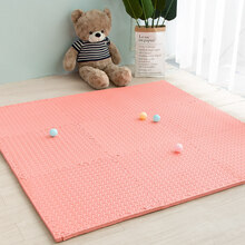 泡沫地垫拼接家用儿童爬爬垫卧室榻榻米加厚爬行垫海绵地板垫子 30*30*1.0cm十字纹【50片】 30*30*1.0cm十字纹【10片】
