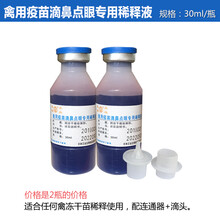 家禽疫苗鸡新城疫禽流感法氏囊鼻炎安卡拉病毒鸡痘传支霍乱鸡瘟 西蜀农大 禽用疫苗稀释液30毫升2瓶价