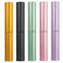 麦欧丽化妆刷5件套铝筒装 黑色-5件套铝筒