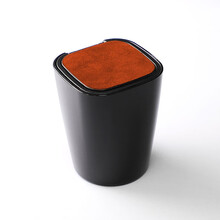 优喆胜翻毛皮多功能车载烟灰缸奔驰宝马奥迪内装饰橙色