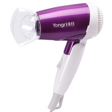 永日YongRi 学生宿舍寝室850W小功率折叠电吹风机恒温护发吹风筒便携式 紫色 6615
