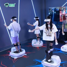 普乐蛙（PLAYWOO）VR平衡车设备VR电竞自由移动可交互体验沉浸式VR体感万象跑步机可商用家用 （单人）
