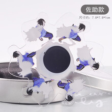 达闻西 指尖陀螺火影忍者卡通动漫会奔跑的鸣人动画手指陀螺动态指间陀螺 佐助【铁盒装】