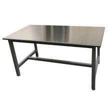 军敏特 304不锈钢餐桌 1600*1400*750MM 