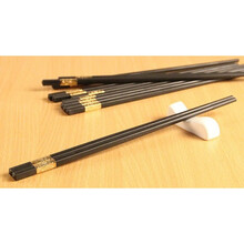 员创酒店用品厨房摆台餐具四件套饭店专用碗骨碟商用吃碟勺子翅碗陶瓷 I56-27cm合金筷子10双