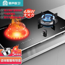 容声燃气灶天然气液化气嵌入式煤气灶大火力气电两用灶节能灶具台式电磁炉 RQ909 天燃气