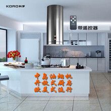 KORO科罗 中岛式油烟机欧式顶吸圆筒型开放厨房岛台悬挂 圆柱形西餐厅吊装直吸脱排家用烟机 远程遥控 K5遥控款单台包安装