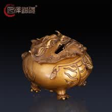 狮子铜香炉】价格_狮子铜香炉图片- 京东