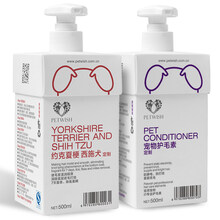 狗狗沐浴露专用杀持久留香宠物洗澡杀螨护毛素用品套装 约克夏沐浴露+护毛素