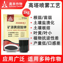 奥丰矿源黄腐酸钾腐殖酸叶面肥冲施肥调酸碱果蔬通用水溶肥 1kg*1袋
