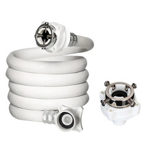 适用美的海尔松下全自动洗衣机进水软管加长上注水管延长接水管2米3米 0.8米加强型进水管(钢头