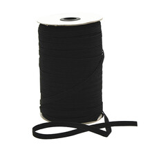 车达人 高弹力黑色白色扁宽松紧带12mm宽 长10米（黑色）（企业客户采购，个人账户勿拍）