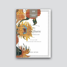 扑克牌梵高 自画像 花切魔术收藏扑克牌Hanami樱花花切 向日葵 均码