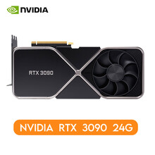 英伟达NVIDIA RTX 3080 10G 原厂公版游戏显卡深度学习GPU 全新盒装 NVIDIA RTX3090 24G公版