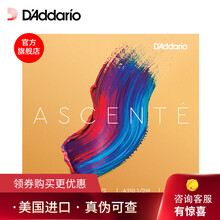 D'Addario 达达里奥 美产Ascente 小提琴套弦 A310 A314 3/4M单弦