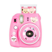儿童玩具  抖音同款六一礼物 拍立得富士mini9相机套餐含拍立得相纸 迷你9相机 m 樱花泰迪 官方标配【不含相纸】