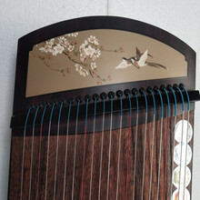 成人儿童 初学考级练习 表演奏便携125素面桐木小古筝琴21弦 125百雀羚 标配