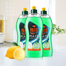 狐狸爸爸意大利原装进口浓缩柠檬洗洁精 浓缩柠檬洗洁精750ml*3