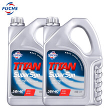 福斯（FUCHS）泰坦超级全合成机油 5W-40 API SN级 ACEA A3/B4 4L*2