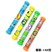 水动力鱼雷 夏季戏水潜水玩具水下鱼雷投掷游泳池浮浅水底闭气练习海草水动力 数字潜水棒4个