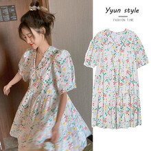 凯琳卡洛儿 孕妇装夏装孕妇裙夏季夏天外穿孕妇连衣裙宽松大码孕妇裙子孕妈装 图片色 M