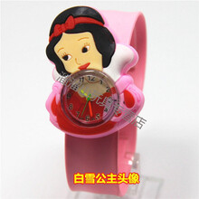 儿童小礼品手表拍拍表卡通儿童玩具手表男女孩电子表幼儿手表 @白雪公主@