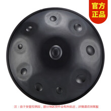 鲁儒 hluru 手碟handpan 9音10音金边手碟鼓空灵鼓级钢舌鼓飞碟打击乐器 A类款 【升级氮化款】太空灰 10音