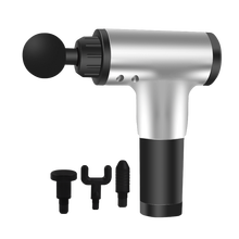 电动按摩锤机器敲打锤经络捶背仪手持式全身多功能便携穴位按摩棒 银河灰(充电款+6档+4个按摩头)