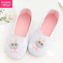 莫代尔 Madallo 月子鞋秋季舒适透气月子鞋产后包跟孕妇拖鞋防滑软底孕妇鞋蓝色37码