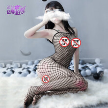 依丽柏希 SM情趣内衣女诱惑 性感透视网衣 情趣丝袜 制服诱惑网格开档免脱情趣制服 Y0220