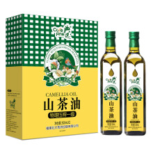 典选 山茶油礼盒500mL×2瓶 食用植物油