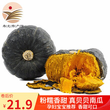 现货寿光馆新鲜贝贝小南瓜板栗味品种青南瓜窝瓜宝宝辅食粉糯香甜含箱重量 南瓜3斤装